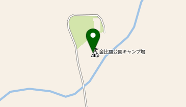 北竜町金比羅公園キャンプ場の地図画像