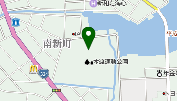 本渡運動公園陸上競技場の地図画像