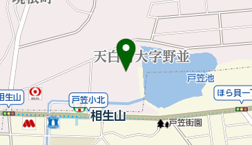 名古屋市戸笠公園の地図画像