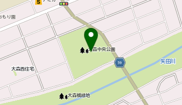 名古屋市大森中央公園の地図画像