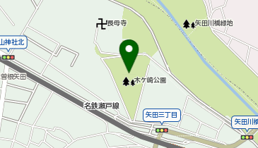 名古屋市木ケ崎公園の地図画像