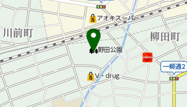 名古屋市野田公園の地図画像