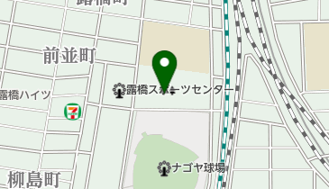 名古屋市露橋公園の地図画像