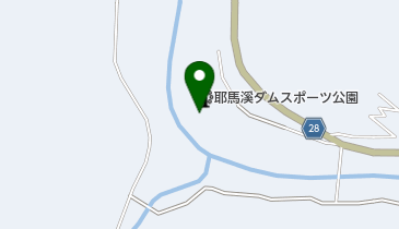 耶馬渓ダムスポーツ公園の地図画像