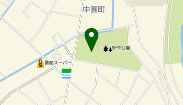 矢作公園運動場の地図画像