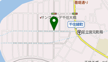 千住緑町商店会の地図画像