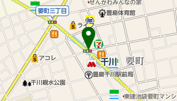 千川駅前商店会の地図画像