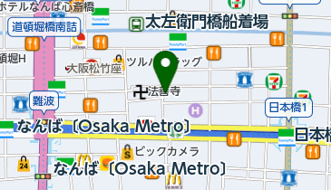 千日前商店街の地図画像