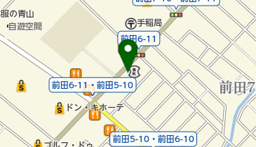 前田中央商店街の地図画像