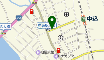中込商店会の地図画像
