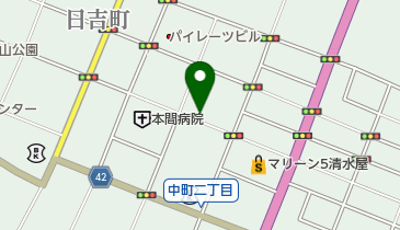 中町中和会商店街の地図画像