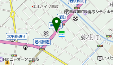 鳥取市本通商店街振興組合の地図画像