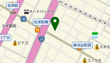 東刈谷商店街の地図画像