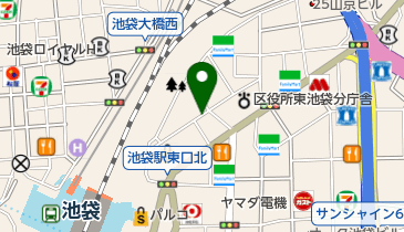 東池袋ウィロード商店会の地図画像