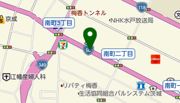 南町三丁目商店街の地図画像