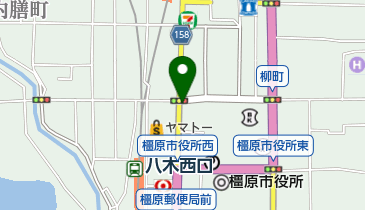 八木駅前商店街の地図画像