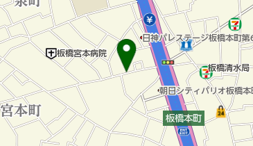 板橋イナリ通り商店街の地図画像