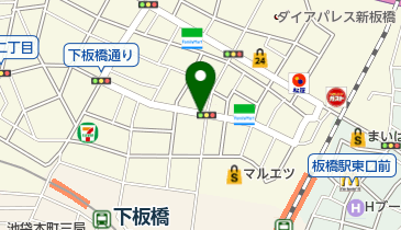 板橋駅西口商店会の地図画像