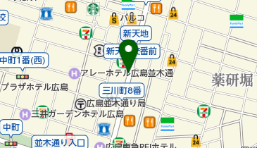 並木通り商店街の地図画像