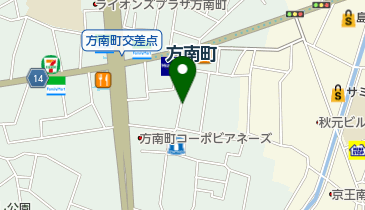 方南銀座商店街の地図画像