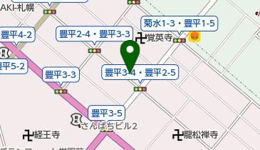 豊平商店街の地図画像
