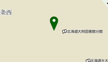 北海道大学生協 書籍部北部店の地図画像