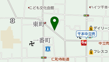 北野商店街の地図画像