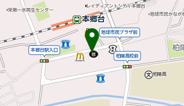 けやきロード本郷台駅前商店会の地図画像