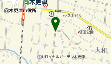 木更津一番街商店街の地図画像