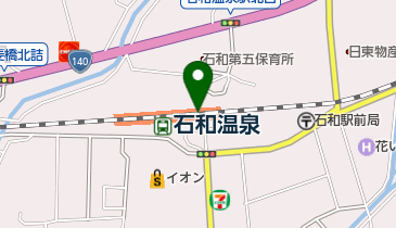 JR東日本 石和温泉駅みどりの窓口の地図画像