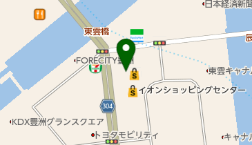 ケンタッキーフライドチキン イオン東雲店の地図画像