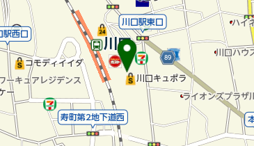 川口市川口駅前行政センターの地図画像
