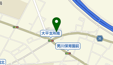 岡崎市大平支所の地図画像