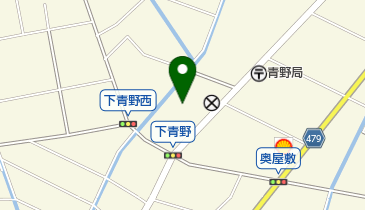 岡崎市六ツ美支所の地図画像