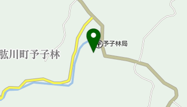 大洲市予子林自治センターの地図画像