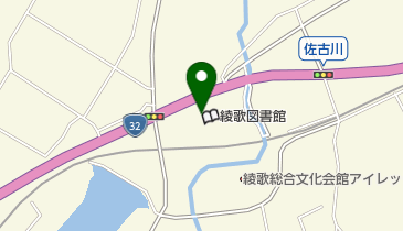 丸亀市綾歌市民総合センターの地図画像