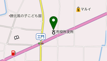 津山市勝北支所の地図画像