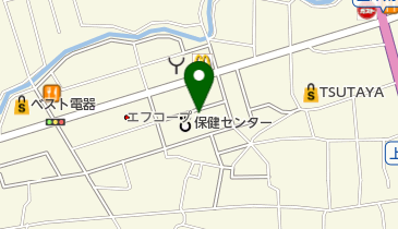 久留米市上津市民センターの地図画像