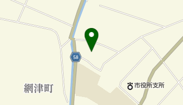 宇土市網津支所の地図画像