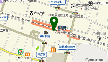 JR東日本 甲府駅みどりの窓口の地図画像
