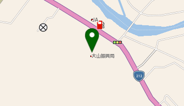 日田市大山振興局の地図画像