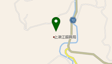 日田市上津江振興局の地図画像