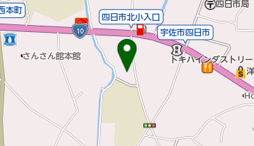 宇佐市四日市出張所の地図画像