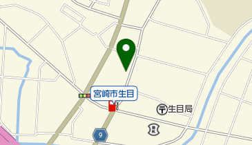 宮崎市生目地域センターの地図画像