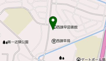 諫早市真津山出張所の地図画像