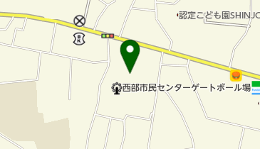 青森市西部市民センターの地図画像