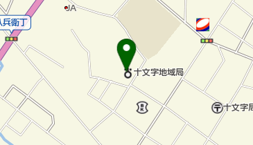 横手市十文字地域局の地図画像