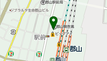 郡山市市民サービスセンターの地図画像