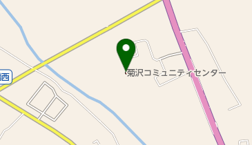 鹿沼市菊沢コミュニティセンターの地図画像