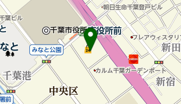 千葉市市役所前市民センターの地図画像